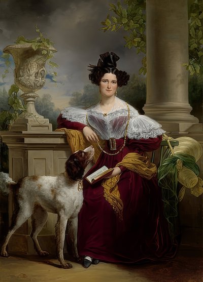 Ritratto di Alida Christina Assink da Jan Adam Janszoon Kruseman