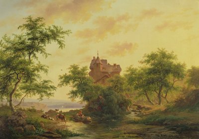 Paesaggio da Jan Adam Janszoon Kruseman