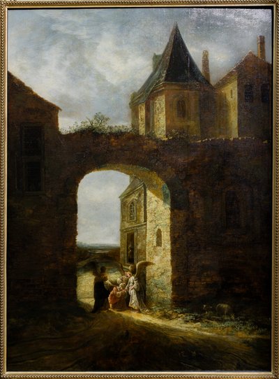 Apparizione di tre angeli ad Abramo da Jan Aertsen Marienhof