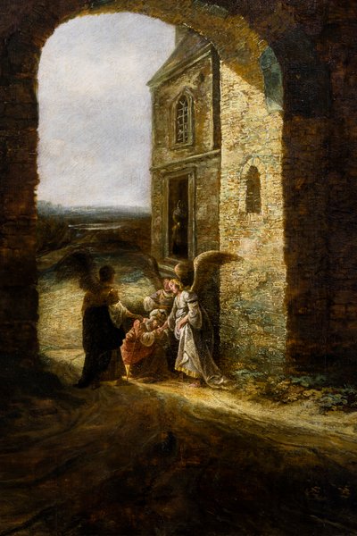 Apparizione di tre angeli ad Abramo da Jan Aertsen Marienhof