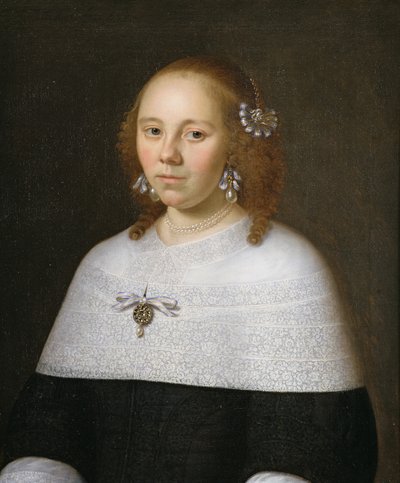 Ritratto di una giovane donna di Hoorn, 1658 da Jan Albertsz Rootius