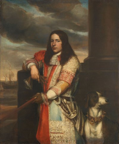 Engel de Ruyter, Vice Ammiraglio, c.1670 da Jan Andrea Lievens