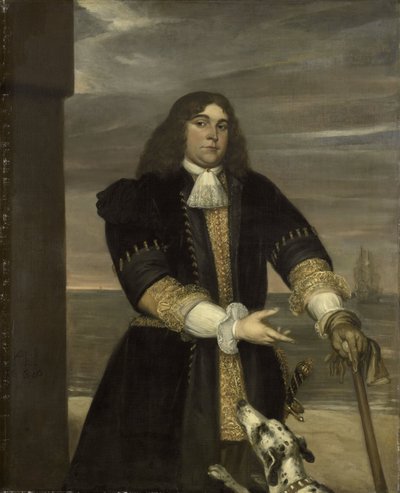 Jan van Gelder (1647-73), Capitano di marina, figliastro di Michiel Adriaensz de Ruyter da Jan Andrea Lievens