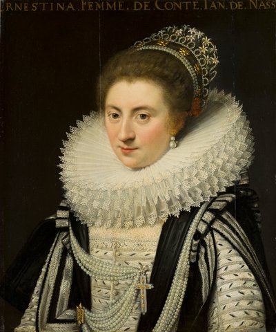 Ritratto di Ernestine Yolande, principessa di Ligne da Jan Anthonisz. van Ravesteyn
