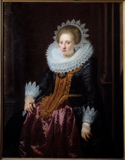 Ritratto di donna precedentemente noto come Ritratto di Madame Vrydags Van Vollenhoven da Jan Anthonisz. van Ravesteyn