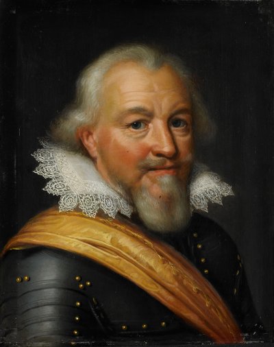 Ritratto del conte Jan VII di Nassau-Siegen, noto come il Medio da Jan Antonisz van Ravesteyn (workshop of)