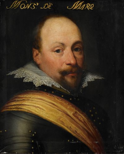 Ritratto di Daniël de Hertaing, Signore di Marquette, Governatore di Ostenda da Jan Antonisz van Ravesteyn (workshop of)