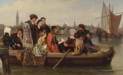 Albrecht Durer in visita ad Anversa nel 1520, 1873 da Jan Antoon Neuhuys