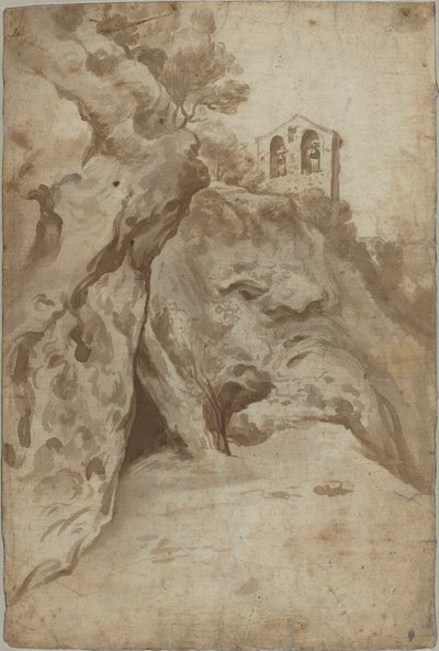 Campanile su una collina da Jan Asselijn