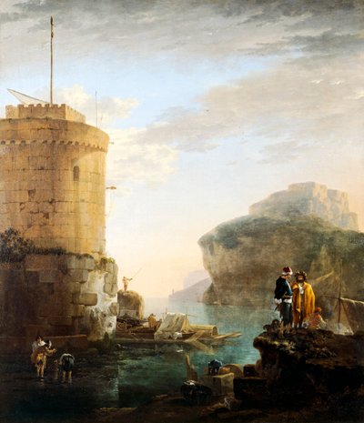 Scena di porto da Jan Asselijn