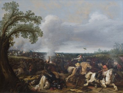 Re Gustavo II Adolfo di Svezia alla battaglia di Lützen, 16 novembre 1632 da Jan Asselijn