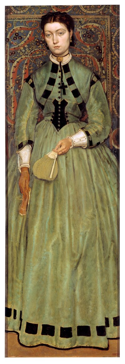 Lucie Leys, figlia del pittore da Jan August Hendrik Baron Leys
