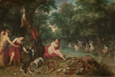 Ninfe che fanno il bagno da Jan and Balen Hendrik van Brueghel