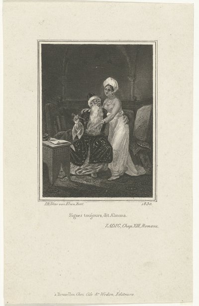 Zadig e Almona da Jan Baptist Tetar van Elven