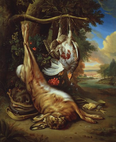 Natura morta di selvaggina da Jan Baptist Weenix