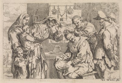Il chirurgo del villaggio da Jan Baptist de Wael