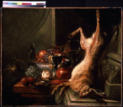 Natura morta con una lepre da Jan Baptiste van Moerkerke