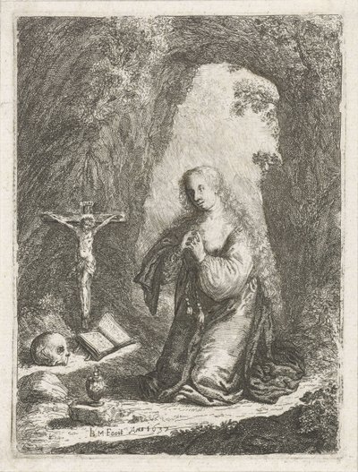 Maria Maddalena penitente da Jan Barentsz. Muyckens