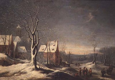 Paesaggio invernale olandese da Jan Beerstraten