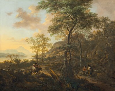 Un paesaggio serale italianeggiante da Jan Both