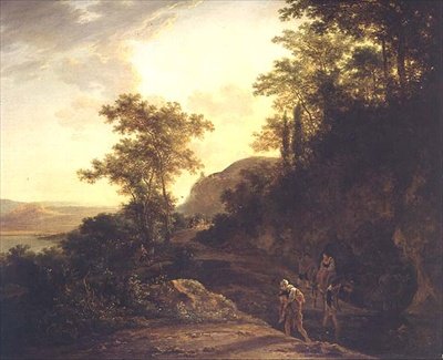 Paesaggio boscoso all