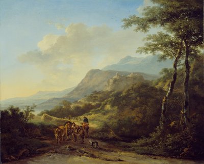 Paesaggio Italiano con Viaggiatori da Jan Both
