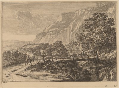Il ponte di legno a Sulmona vicino a Tivoli da Jan Both