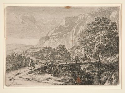 Ponte di legno. Sulmona vicino a Tivoli. da Jan Both