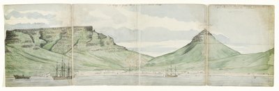 La Table Mountain e Città del Capo viste dal mare da Jan Brandes