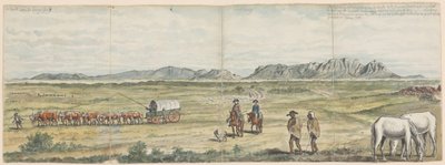 Khoikhoi e coloni nella pianura del Capo da Jan Brandes