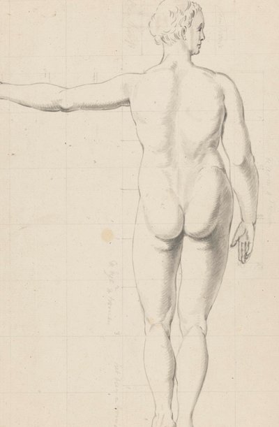 Studi di nudo di donna e uomo, visti di schiena da Jan Brandes