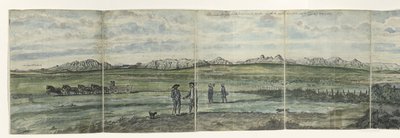 Panorama di Hottentots Holland da Jan Brandes