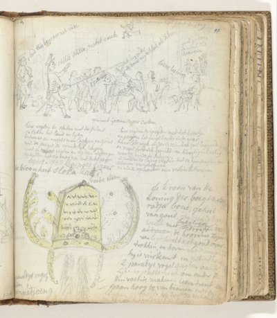 Allegoria politica; la corona del re Bugis da Jan Brandes