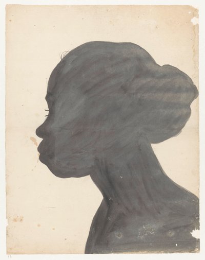 Ritratto in silhouette di Flora da Jan Brandes