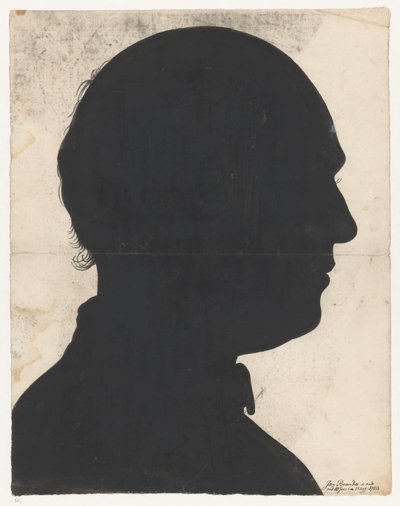 Ritratto in silhouette di Jan Brandes da Jan Brandes