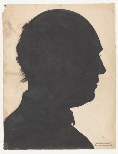 Ritratto in silhouette di Jan Brandes da Jan Brandes