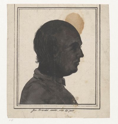 Ritratto silhouette di Jan Brandes da Jan Brandes