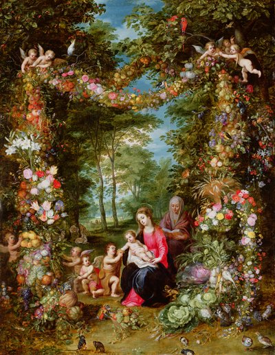 La Vergine e il Bambino con il piccolo San Giovanni Battista, Sant