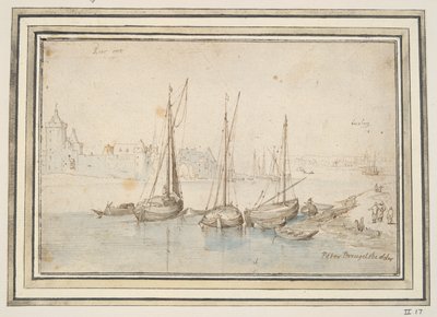 Veduta di Ruhrort e Duisburg da Jan Brueghel the Elder