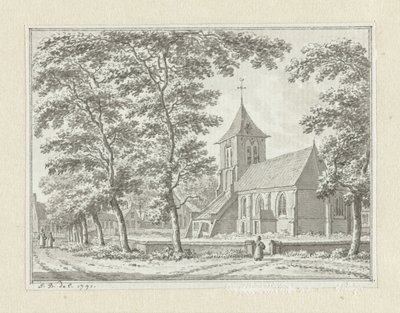 La chiesa di Biggekerke da Jan Bulthuis