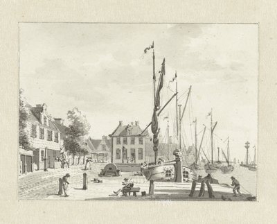 Veduta di De Lemmer (?) da Jan Bulthuis