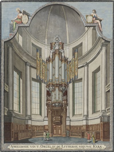 Organo della Nuova Chiesa Luterana ad Amsterdam da Jan Caspar Philips
