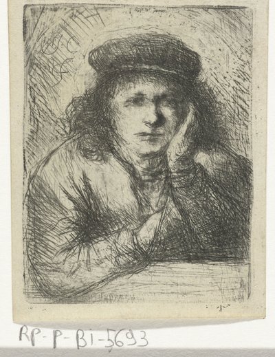 Giovane uomo con cappello da Jan Chalon