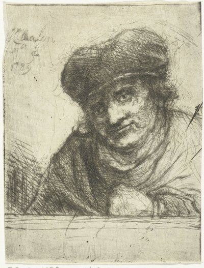 Uomo con berretto da Jan Chalon