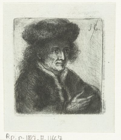 Uomo adulto con cappello di pelliccia da Jan Chalon