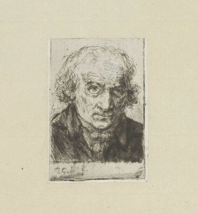 Uomo adulto, verso destra da Jan Chalon