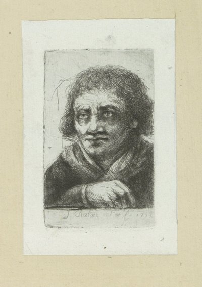 Uomo adulto, con la mano destra visibile da Jan Chalon