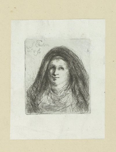 Donna adulta con fazzoletto da Jan Chalon