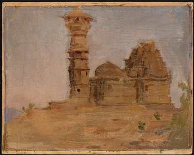 Antico tempio abbandonato a Chittorgarh. Da un viaggio in India da Jan Ciągliński