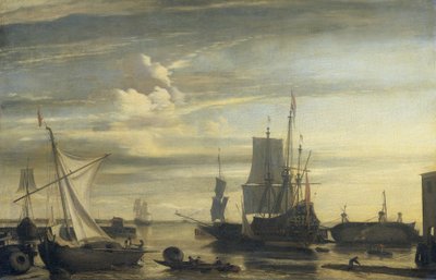 Porto al Tramonto da Jan Claesz. Rietschoof (attributed to)
